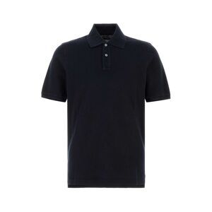 Fedeli Men Navy Blue Piquet Polo Shirt